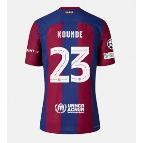 Maillot de foot Barcelona Jules Kounde #23 Domicile 2023-24 Manches Courte